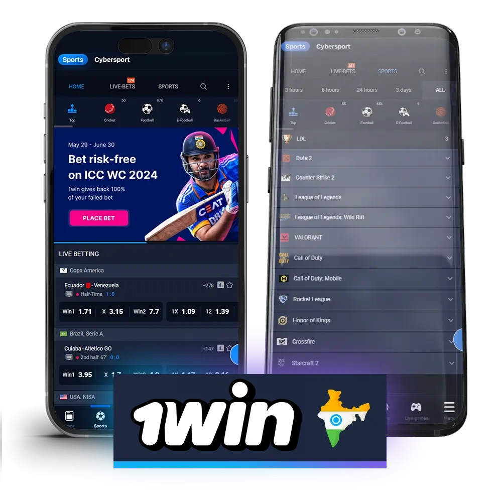 1win platform available on all of Android and iOS devices with unlimited functionality.