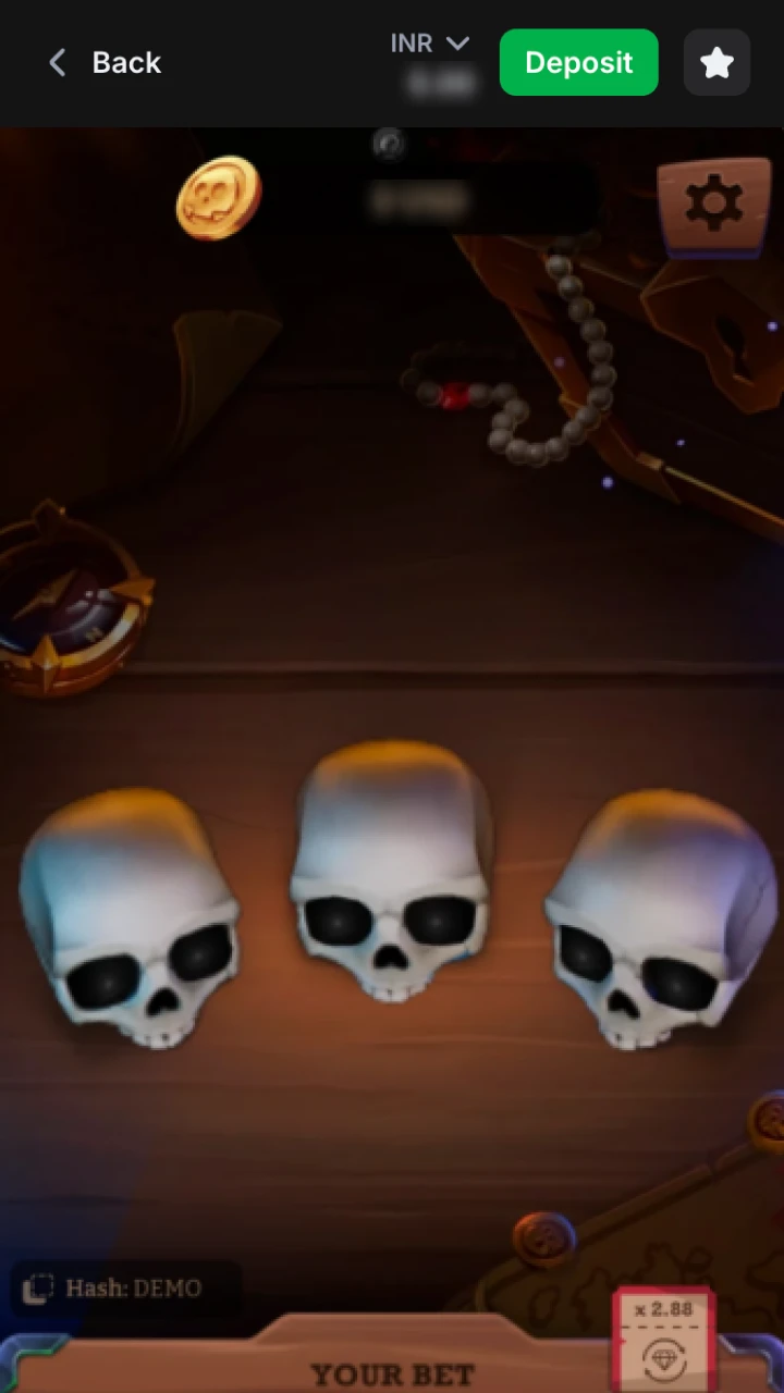 Open Brawl Pirates game at 1win official platform.