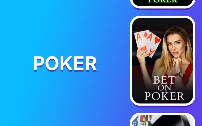 The poker game is available to users of the 1win mobile application.