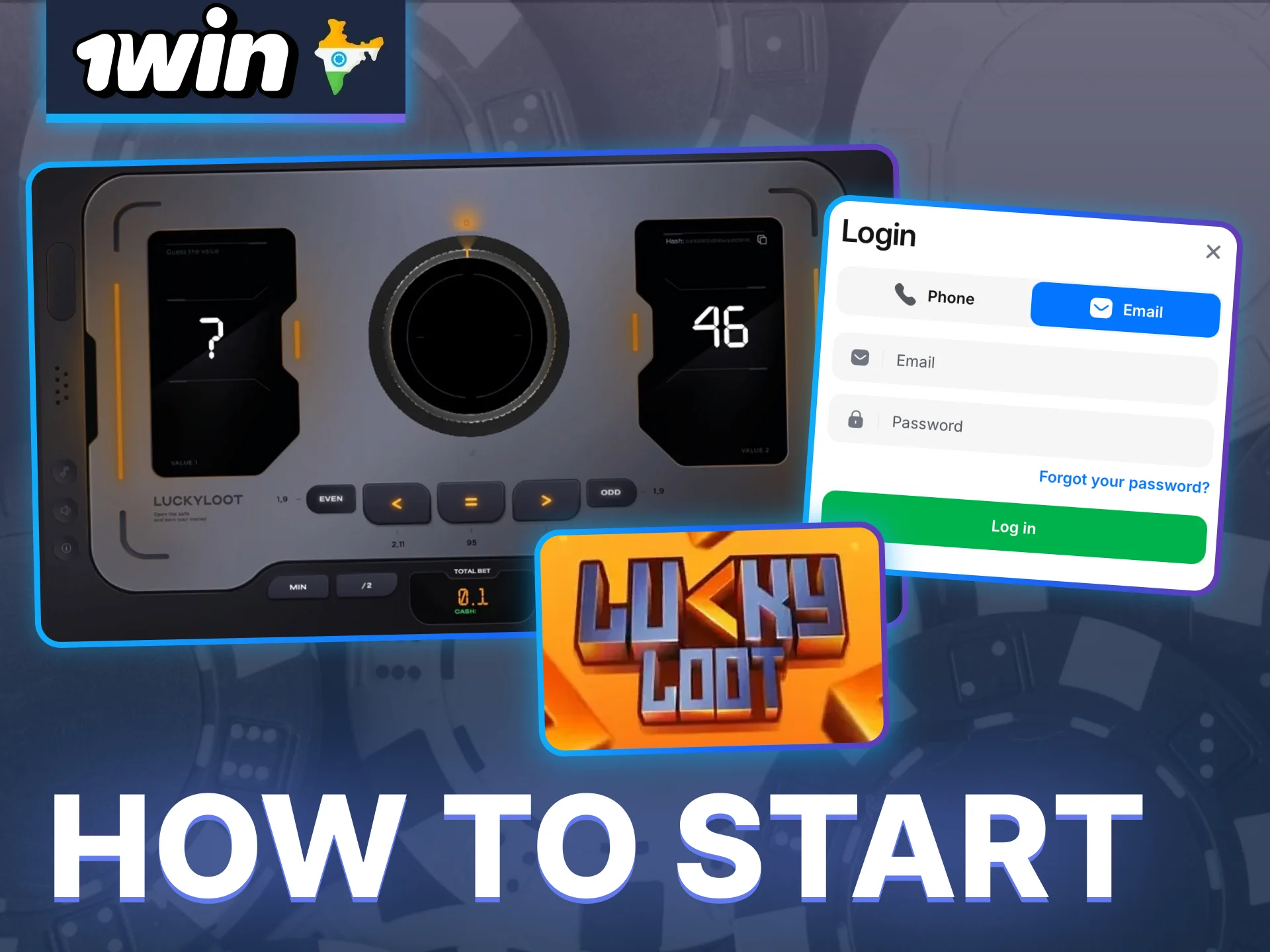 Learn how to start playing 1win Lucky Loot with a quick guide.