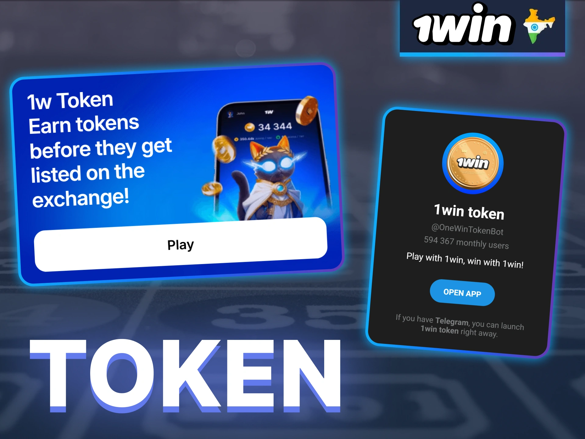 Participate in the 1Win Token ecosystem to earn crypto rewards before the official exchange listing.
