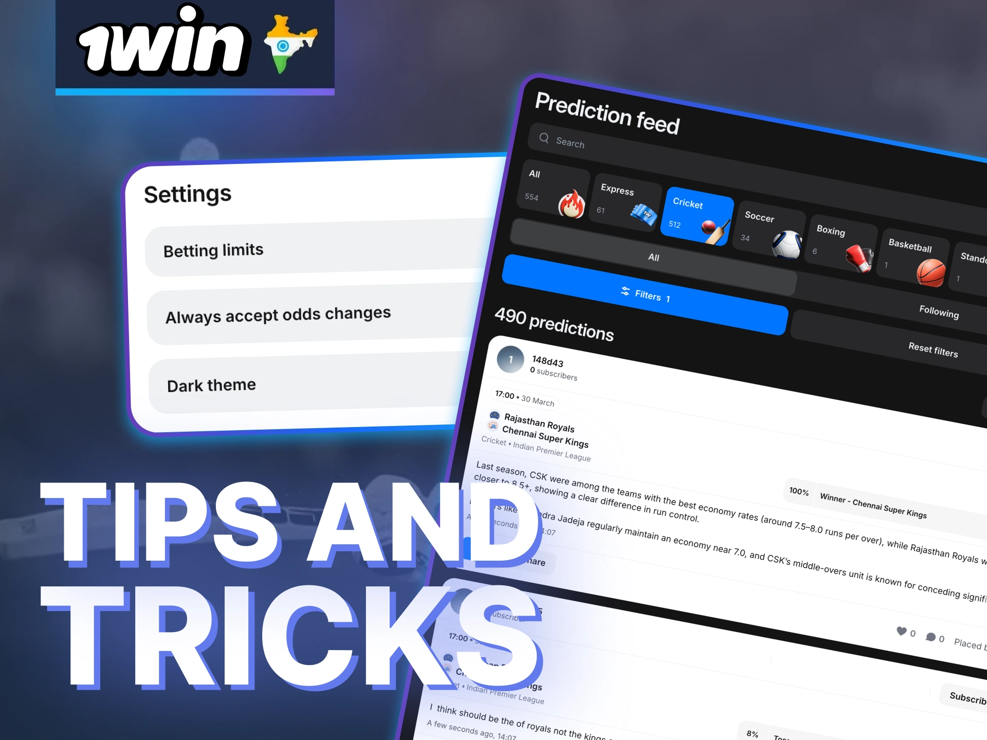 Improve your strategy with 1win and make smarter IPL bets by staying disciplined and analyzing key match factors.